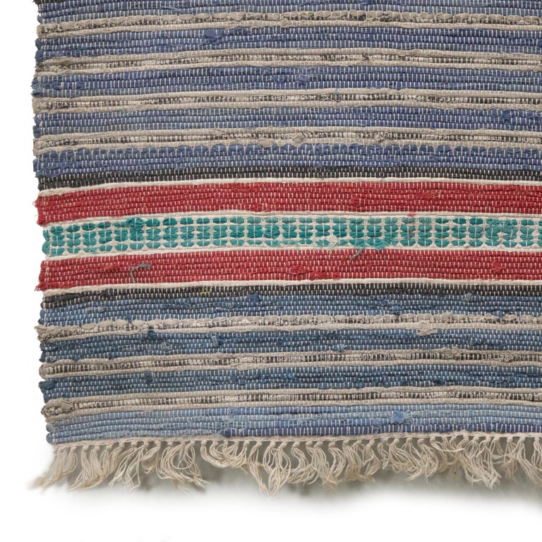 20th Century Swedish Rag Rug For Sale at 1stDibs