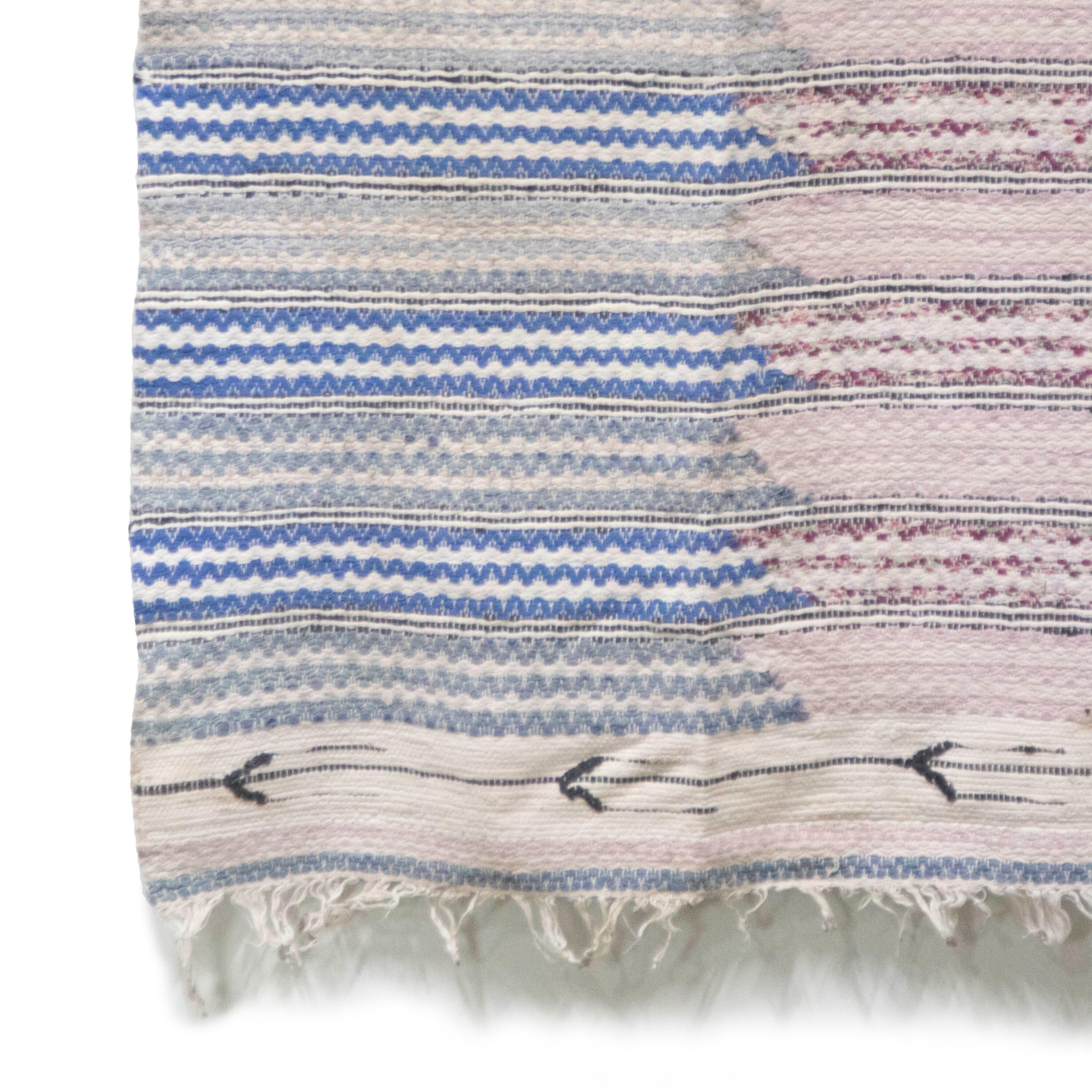 Tapis de chiffon suédois du 20e siècle Bon état - En vente à Tetbury, Gloucestershire