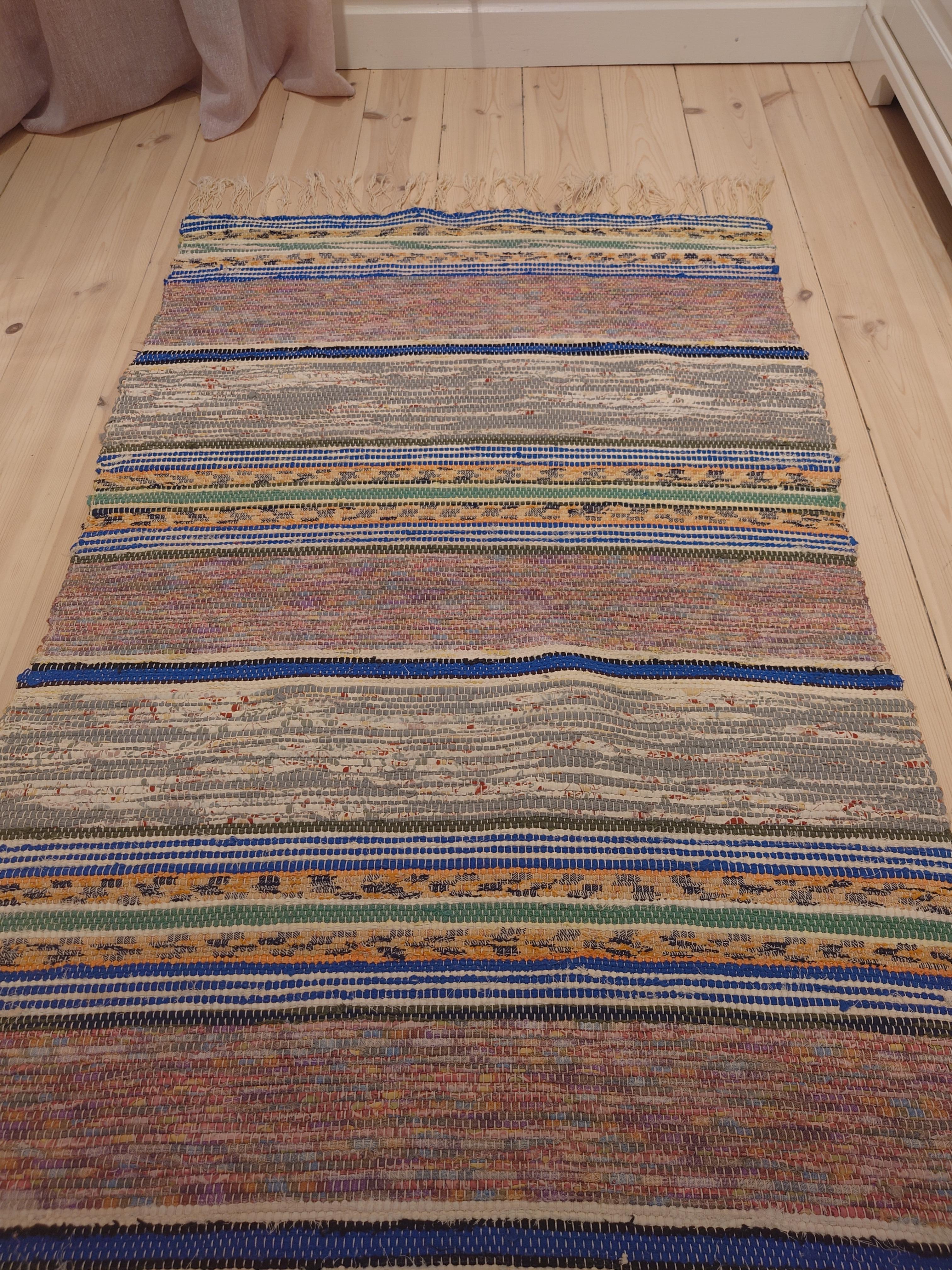 Schwedischer Rag-Teppich aus dem 20. im Zustand „Gut“ im Angebot in Boden, SE