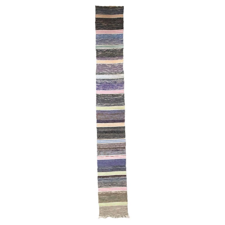 Slub Rag Rug 20th Century Swedish Rag Rug For Sale at 1stDibs