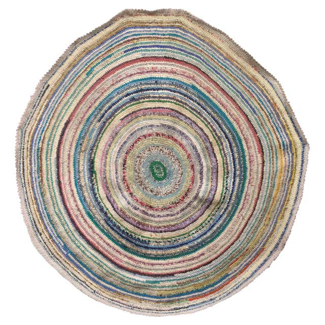 Swedish 20th Century Rag Rug For Sale at 1stDibs