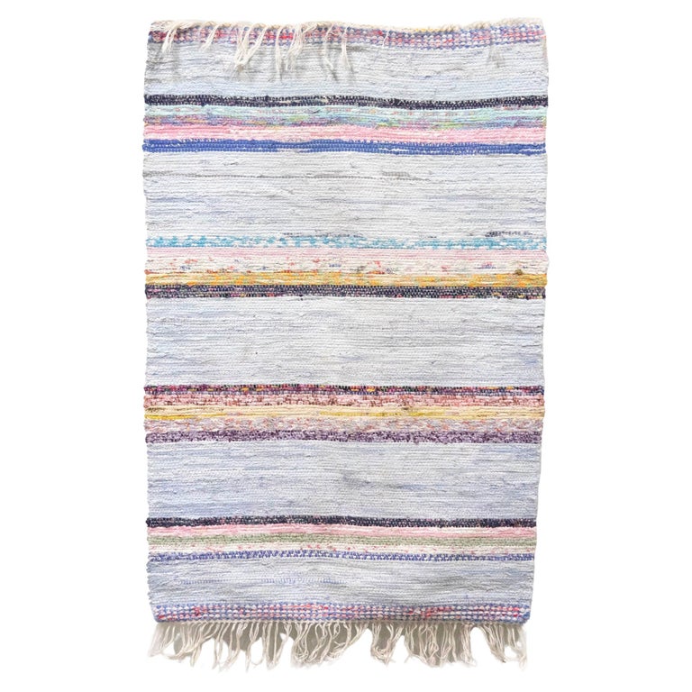 20th Century Swedish Rag Rug For Sale at 1stDibs