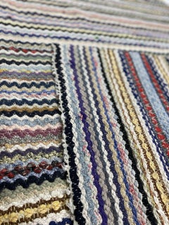 20th Century Swedish rag rug Hälsinglands Söderhamn  - handwoven