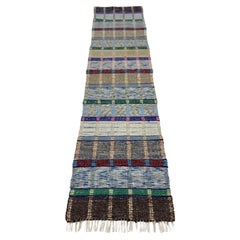 Retro 20th Century Swedish rag rug Eddy´s Nr:1 - handwoven