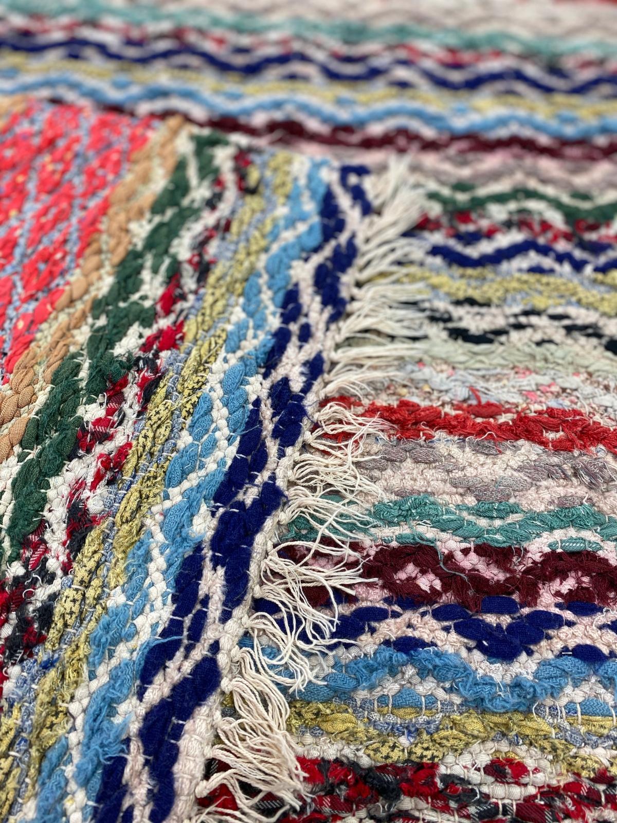 A fantastic Swedish rag rug, woven by hand in the late 1950´s in Madesjö Småland, Sweden.  Woven Doris Johansson.   It´s in good condition, rarely used!

Machine washable at 40 degrees.

Swedish rag rugs are part of Swedish cultural heritage. You