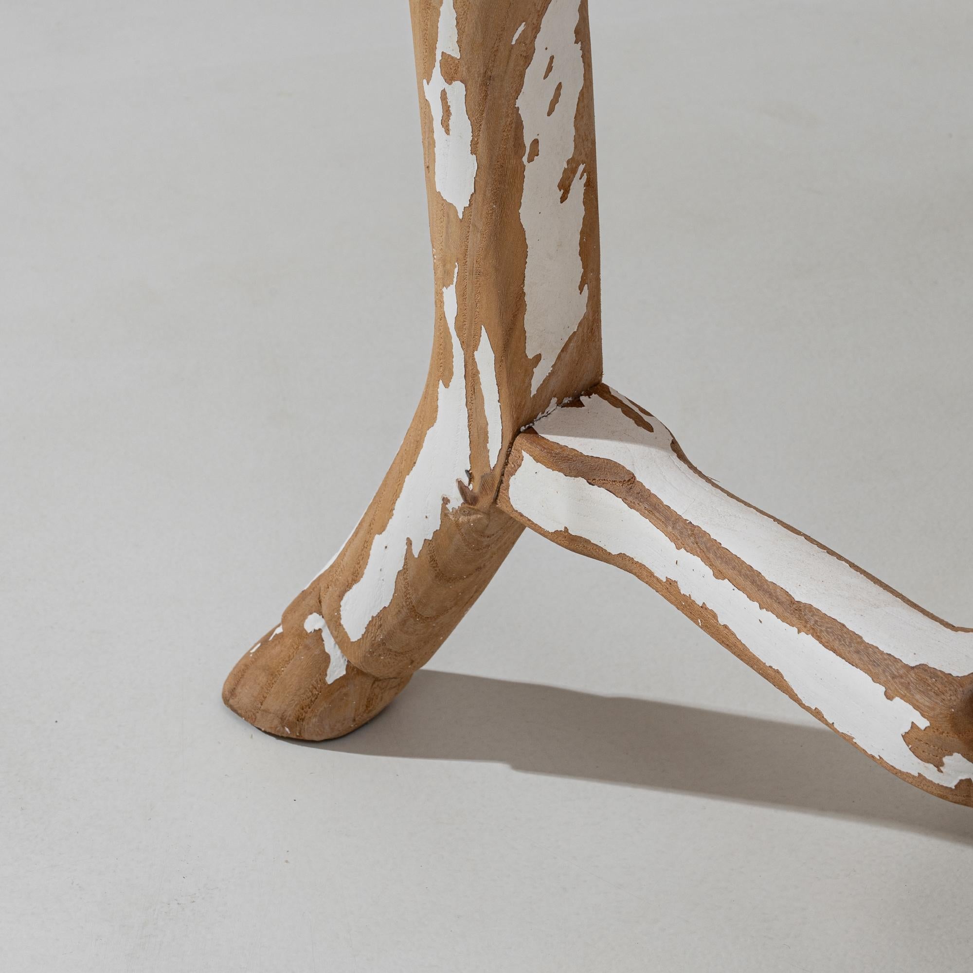 Chaise de salle à manger suédoise du 20e siècle, néo-rococo, en bois patiné en vente 4