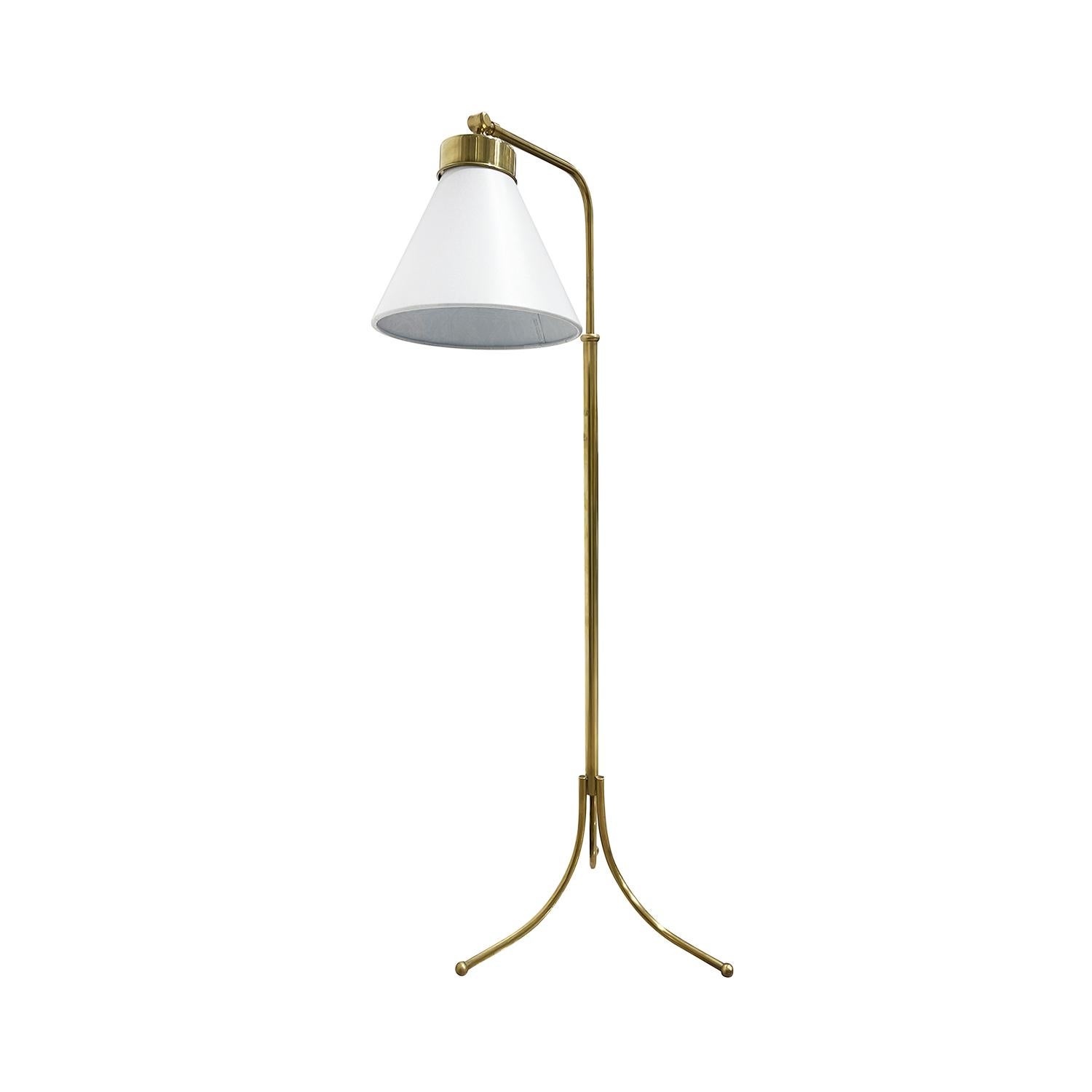 Mid-Century Modern 20th Century Swedish Svenskt Tenn Brass Lamp, Scandinavian Light by Josef Frank For Sale