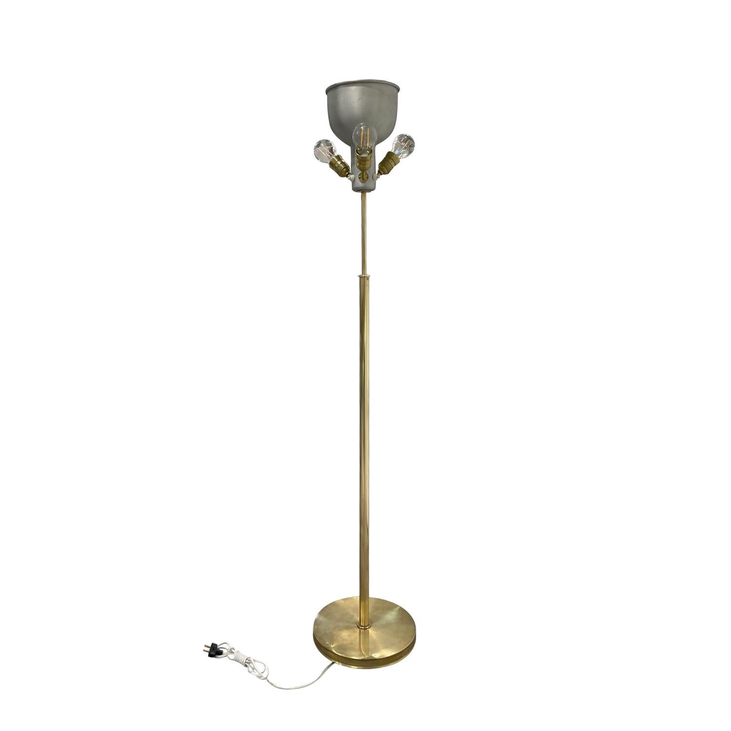 Metal 20th Century Swedish Svenskt Tenn Brass Floor Lamp, Vintage Light by Josef Frank For Sale