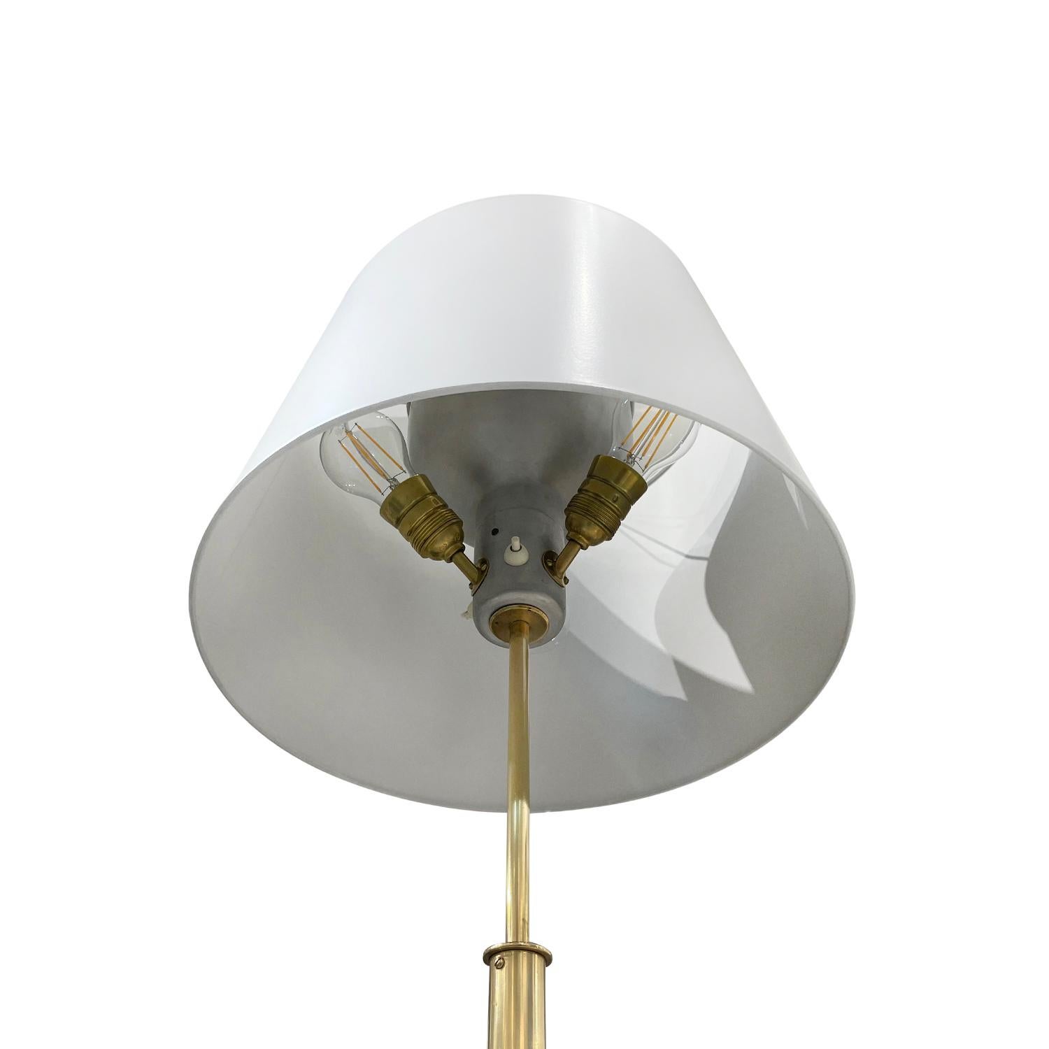 20th Century Swedish Svenskt Tenn Brass Floor Lamp, Vintage Light by Josef Frank For Sale 1