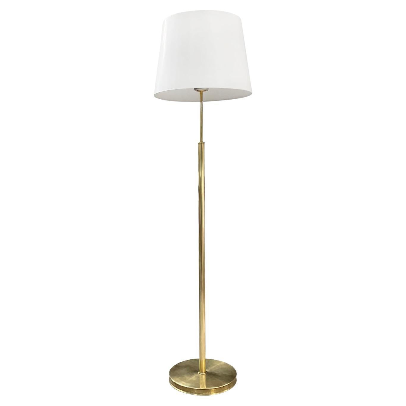 20th Century Swedish Svenskt Tenn Brass Floor Lamp, Vintage Light by Josef Frank