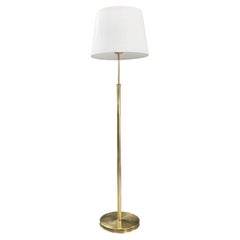 20th Century Swedish Svenskt Tenn Polished Brass Floor Lamp by Josef Frank