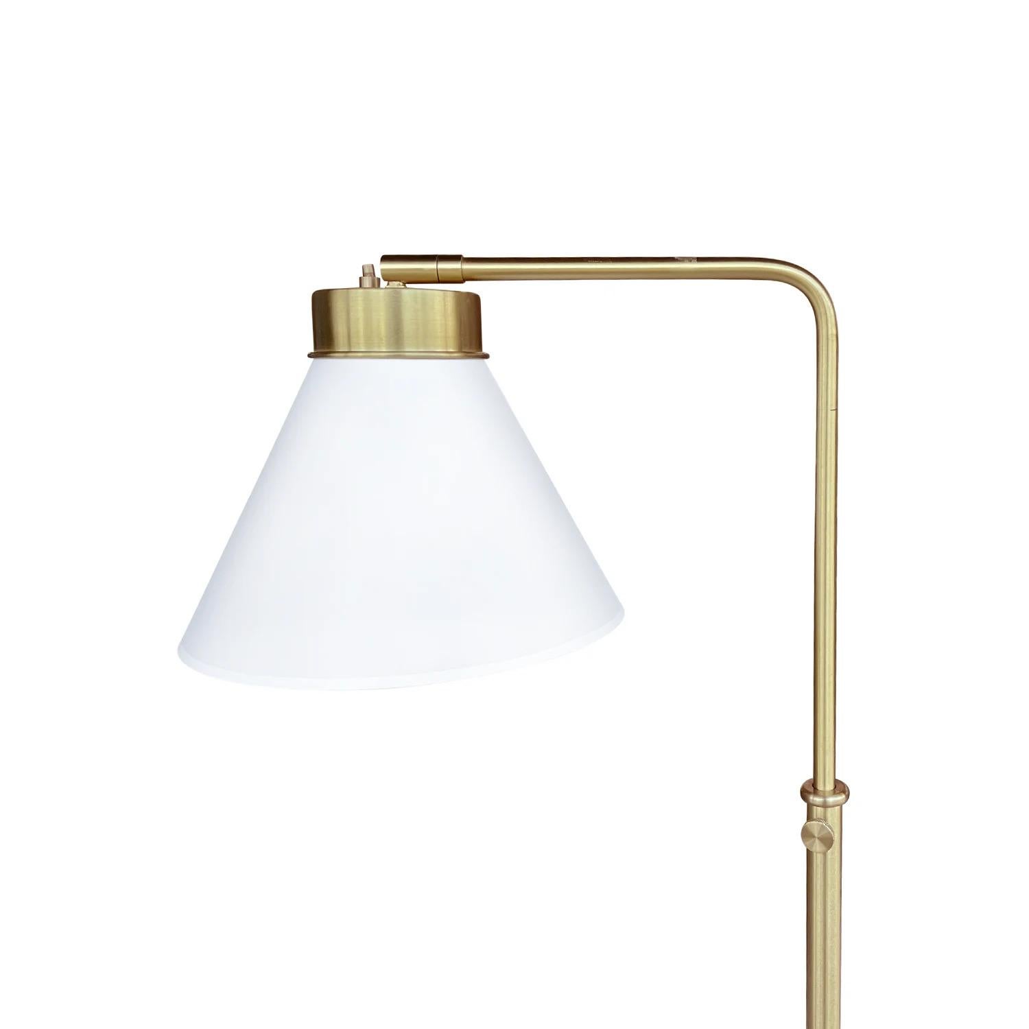 20th Century Swedish Svenskt Tenn Vintage Brass Floor Lamp, Light by Josef Frank For Sale 1