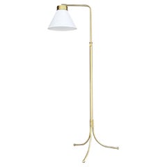 20th Century Swedish Svenskt Tenn Vintage Brass Floor Lamp, Light by Josef Frank