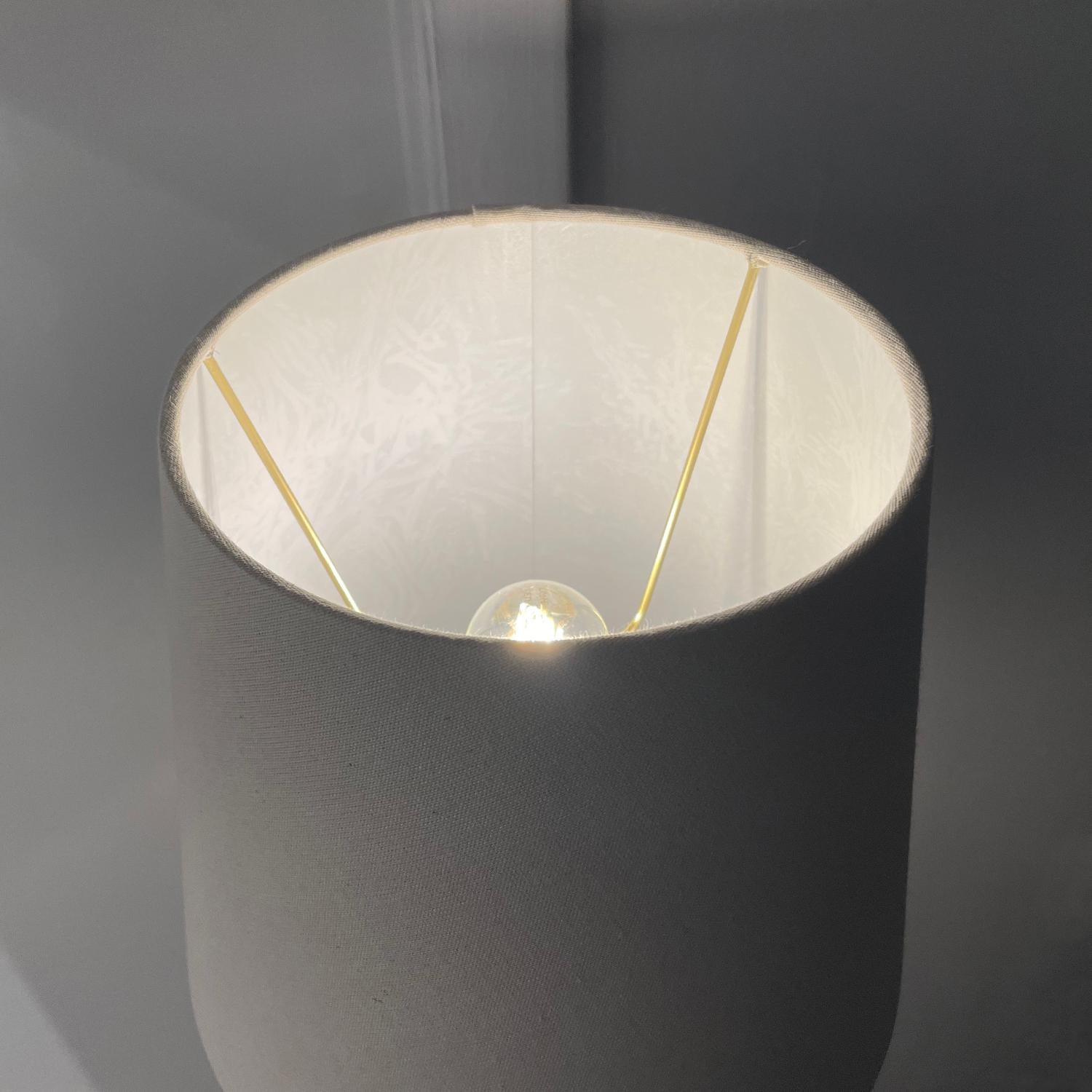20th Century Swedish Svenskt Tenn Walnut Floor Lamp, Brass Light by Josef Frank For Sale 5