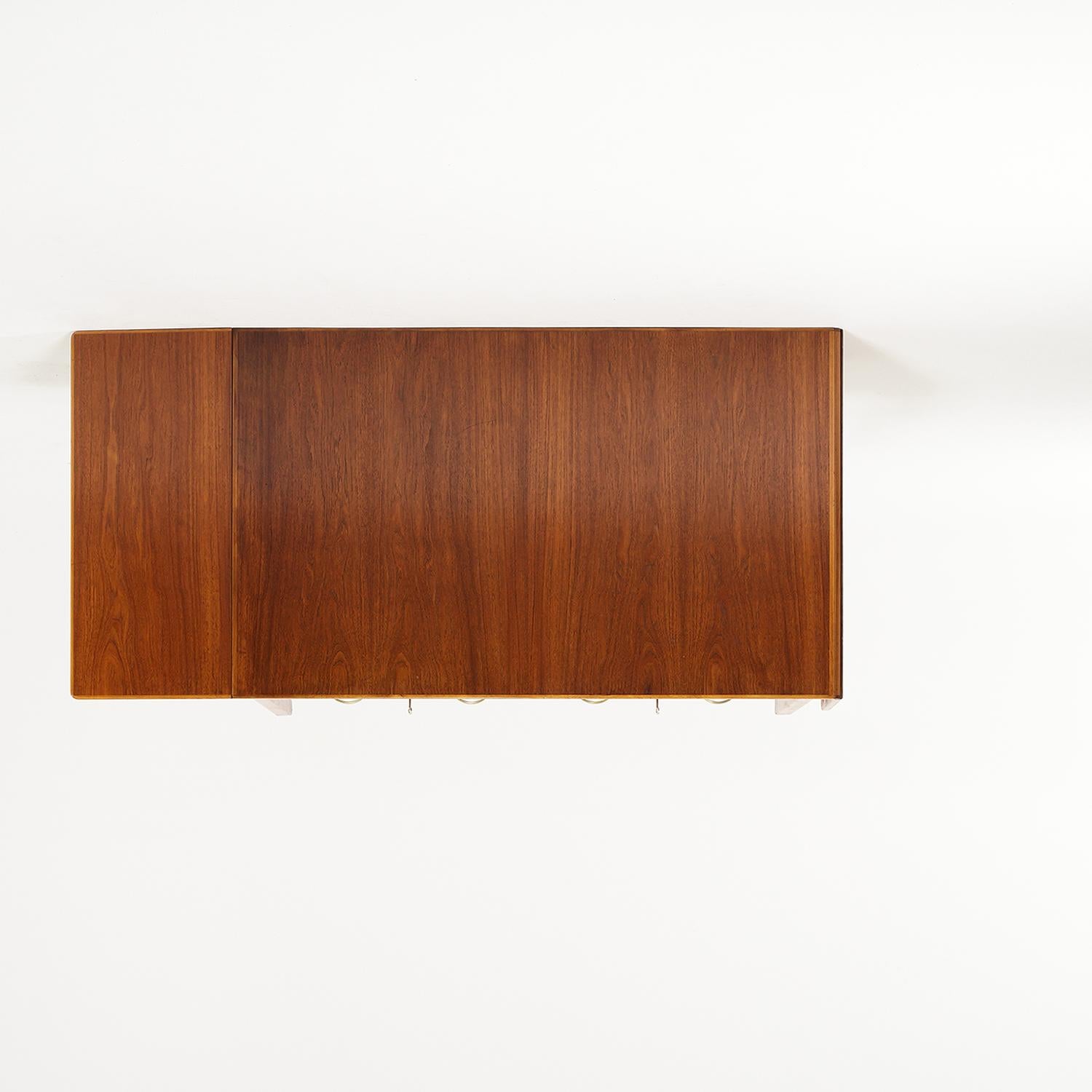 20th Century Swedish Teakwood Writing Table - Vintage Office Desk by David Rosén im Angebot 8