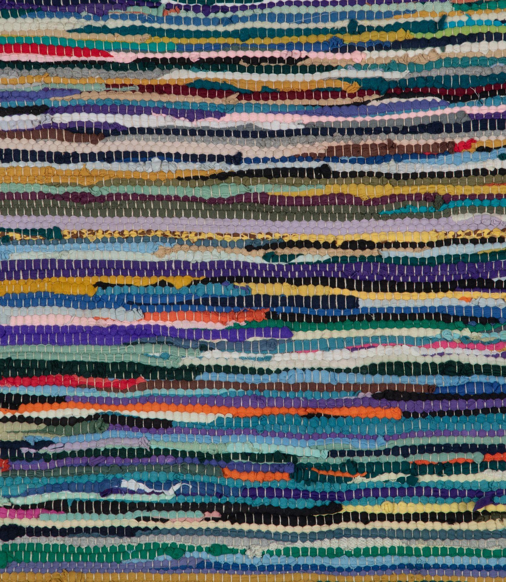 Tapis traditionnel suédois en coton du 20e siècle Bon état - En vente à Tetbury, Gloucestershire