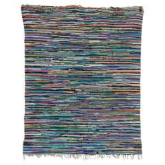 20th Century Swedish Traditional Cotton Rag Rug
