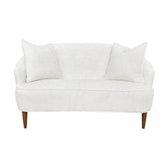 20th Century Swedish Two Seater Beech Sofa by Möbel Komponerad AV, Carl Malmsten