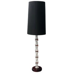 20th Century Swedish Vintage Crystal Glass Orrefors Floor Lamp by Carl Fagerlund