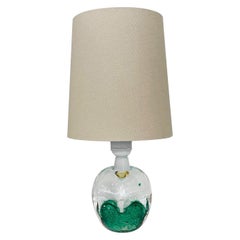 20th Century Swedish Vintage Glass Table Lamp - Small Desk Light by Ölandshyttan