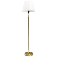 20th Century Swedish Vintage Reading Brass Floor Lamp by Falkenbergs Belysning