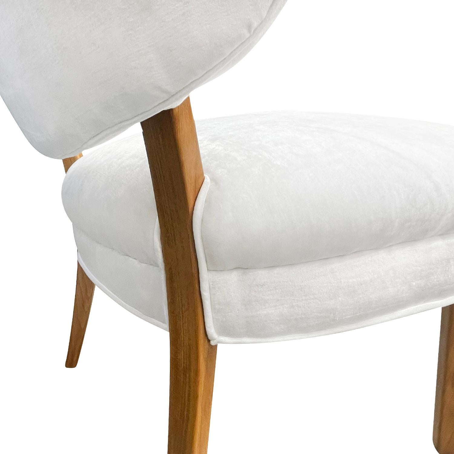 20th Century Swedish Vintage Scandinavian Beechwood Side Chair by Otto Schulz For Sale 5