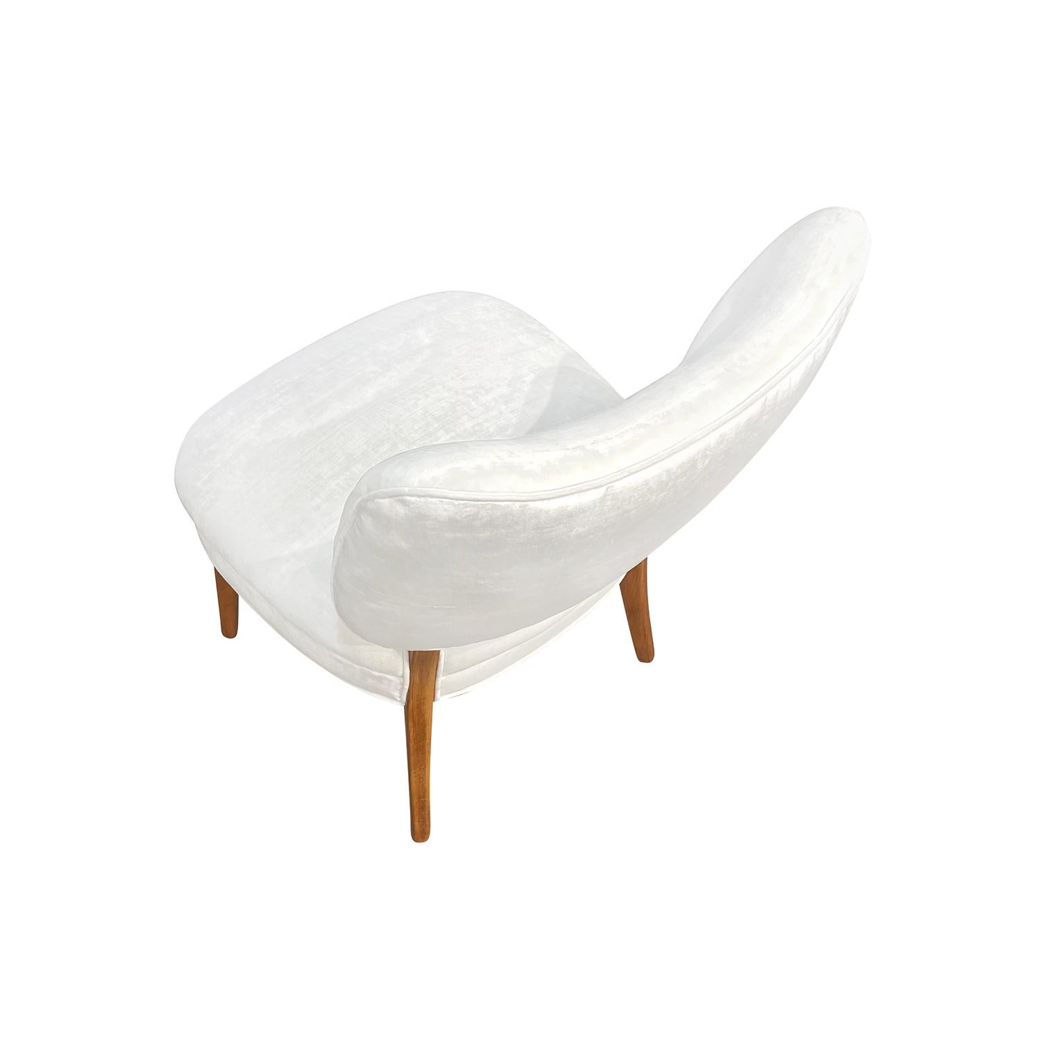 20th Century Swedish Vintage Scandinavian Beechwood Side Chair by Otto Schulz For Sale 2