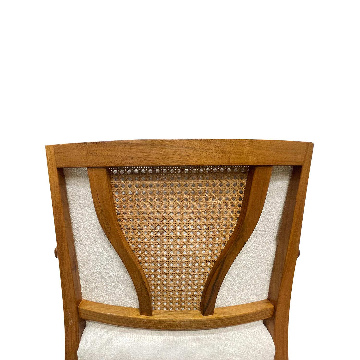 20th Century Swedish Vintage Svenskt Tenn Pair of Beech Armchairs by Josef Frank For Sale 3