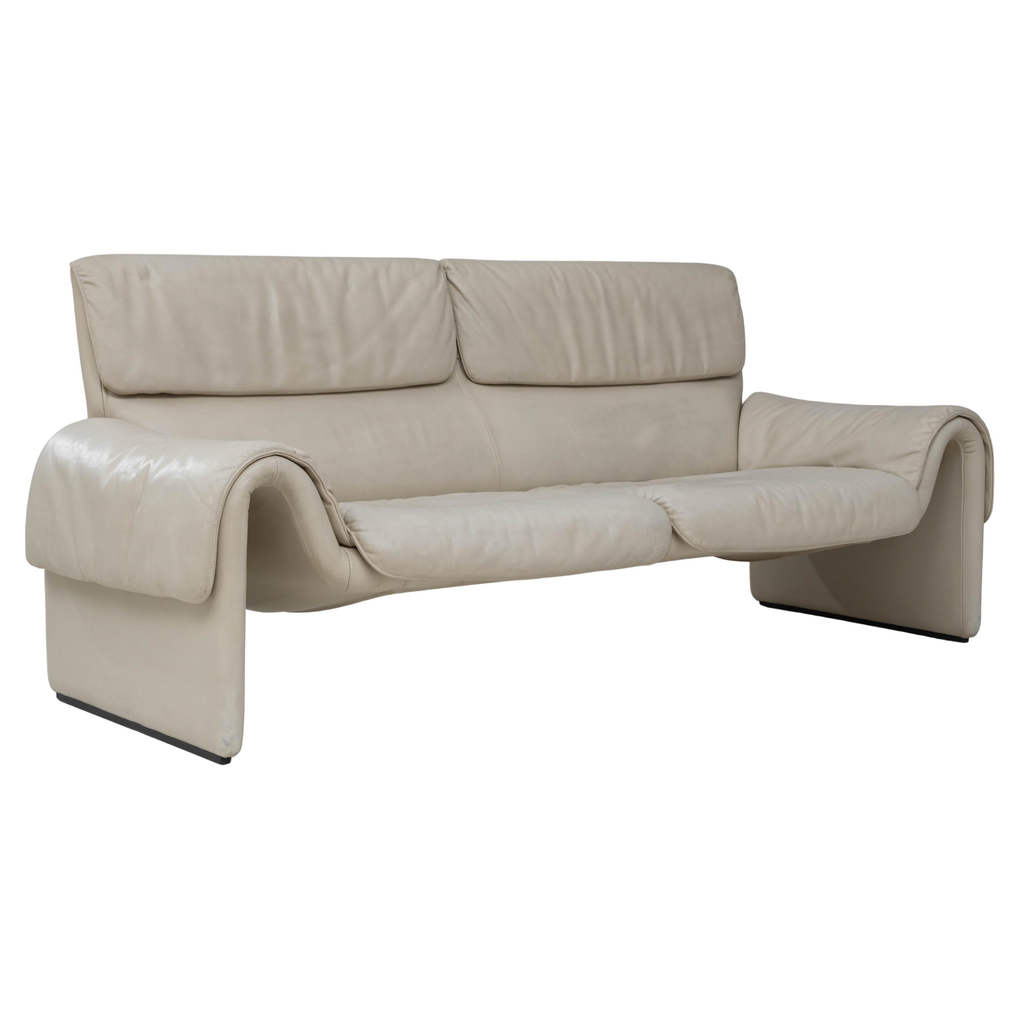 20th Century Swiss Leather Sofa DS2011 By De Sede