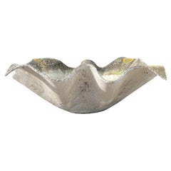 20th Century Swiss Modern Cement Elephant Ear Garden Planter by Willy Guhl