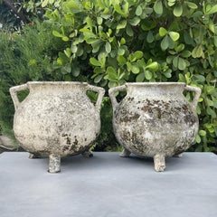 20th Century Swiss Pair of Cauldron or Marmite Garden Planters by Willy Guhl