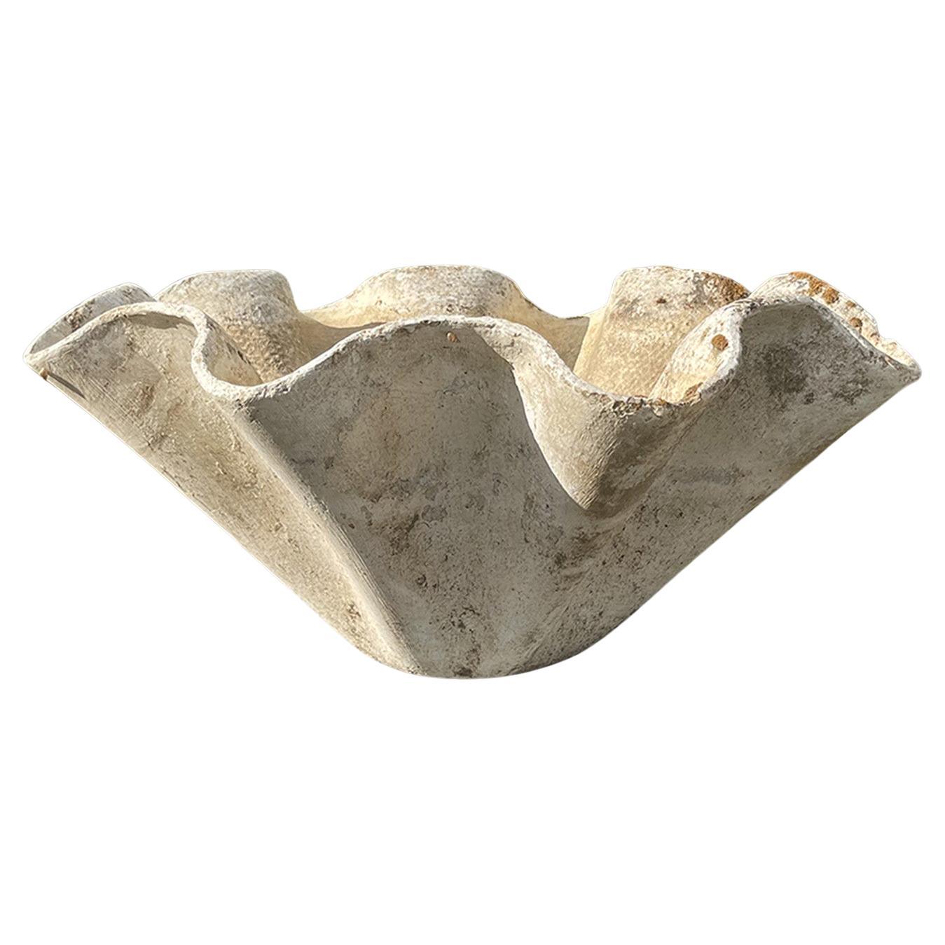 20th Century Swiss Vintage Biomorphic Garden Planter by Willy Guhl & Eternit