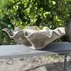 20th Century Swiss Vintage Cement Handkerchief Garden Planter by Willy Guhl