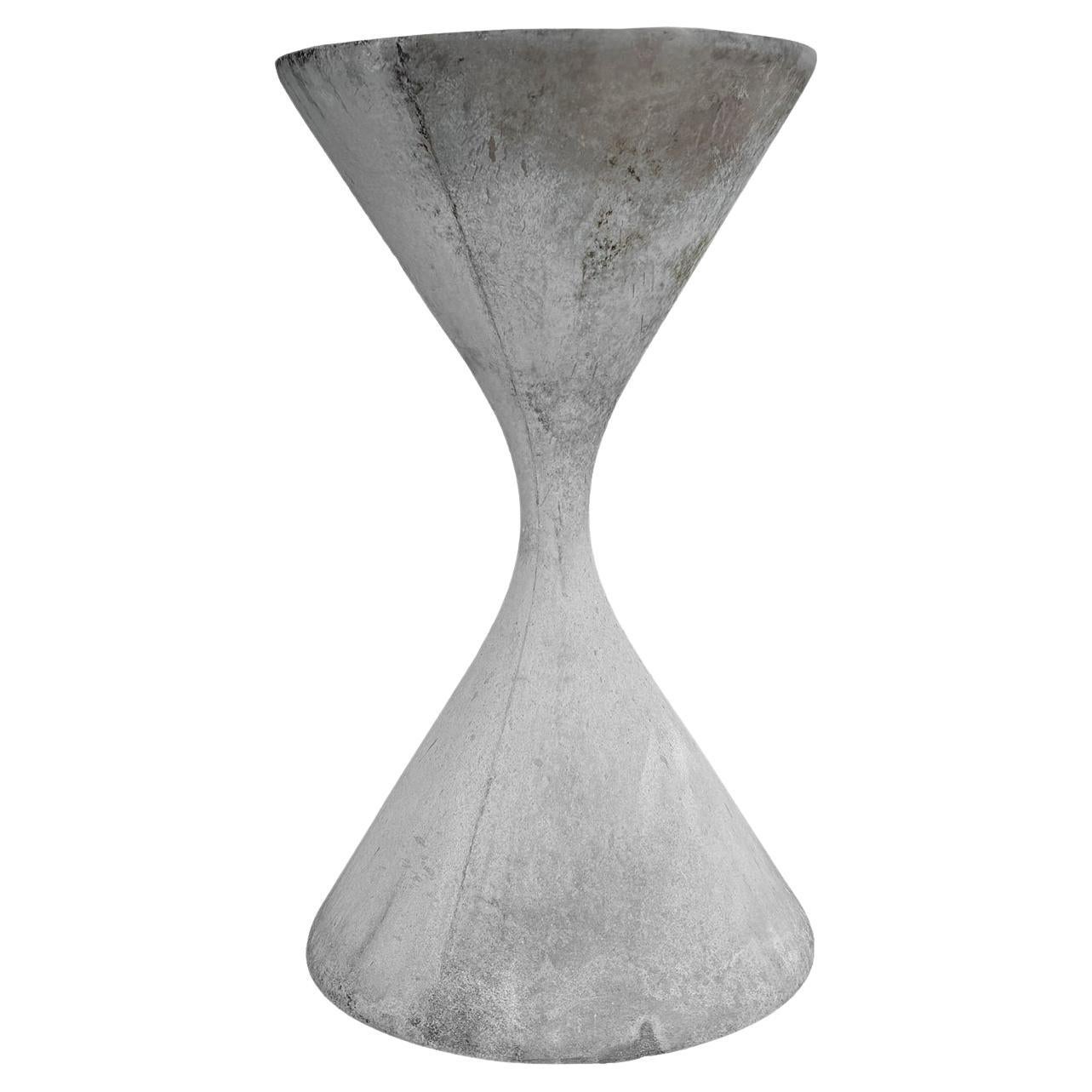 20th Century Swiss Vintage Single Diablo Eternit Spindle Planter by Willy Guhl