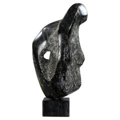20th Century Swivel Marble Sculpture by Herold M.