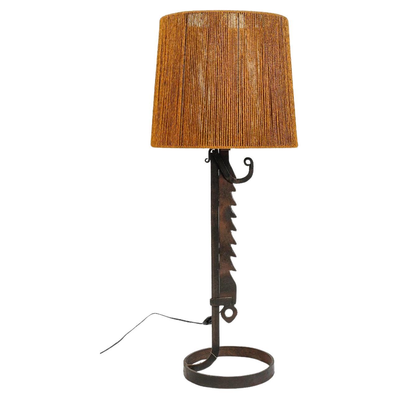 Tischlampe des 20. Jahrhunderts, um 1960, Art Populaire. im Angebot