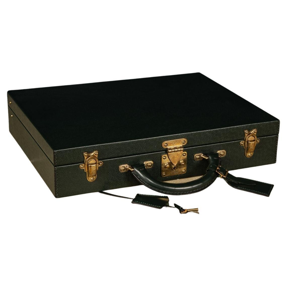 20th Century "Taiga" Leather Briefcase By Louis Vuitton, Paris