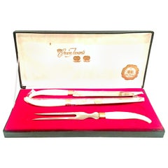 20th Century "Taj Mahal" Two Boxed Cutlery Set Of 9 Pieces