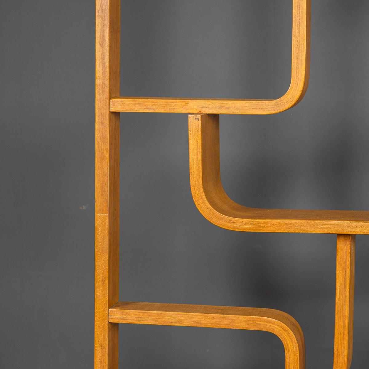 Pine 20th Century Teak Book Shelves & Room Dividers Design by Ludvik Volak, c1970