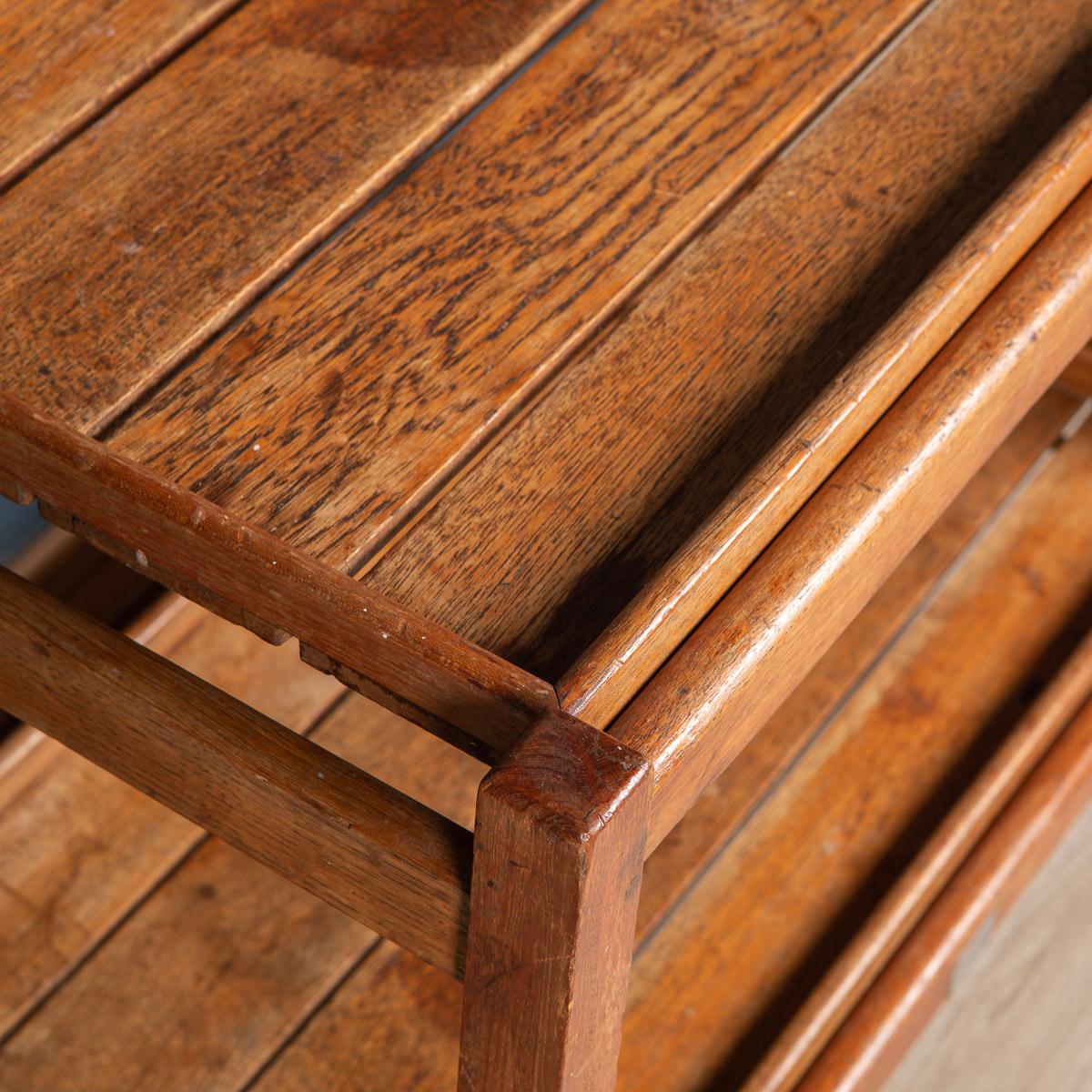 20th Century Teak Tea Trolley Made From Reclaimed Timber From RMS Arlanza c.1940 13