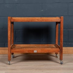 20th Century Teak Tea Trolley Made From Reclaimed Timber From RMS Arlanza c.1940