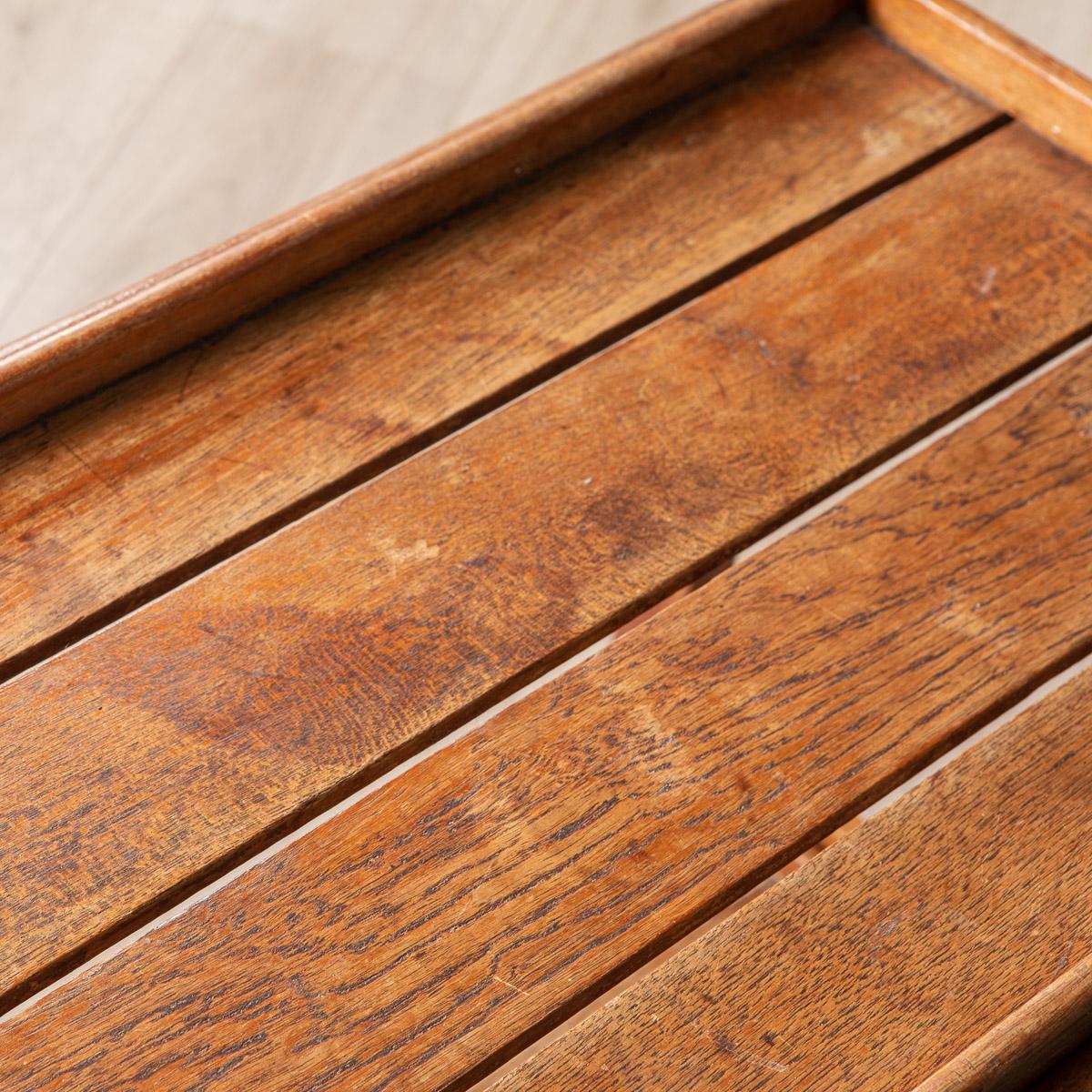 20th Century Teak Tea Trolley Made From Reclaimed Timber From RMS Arlanza c.1940 14