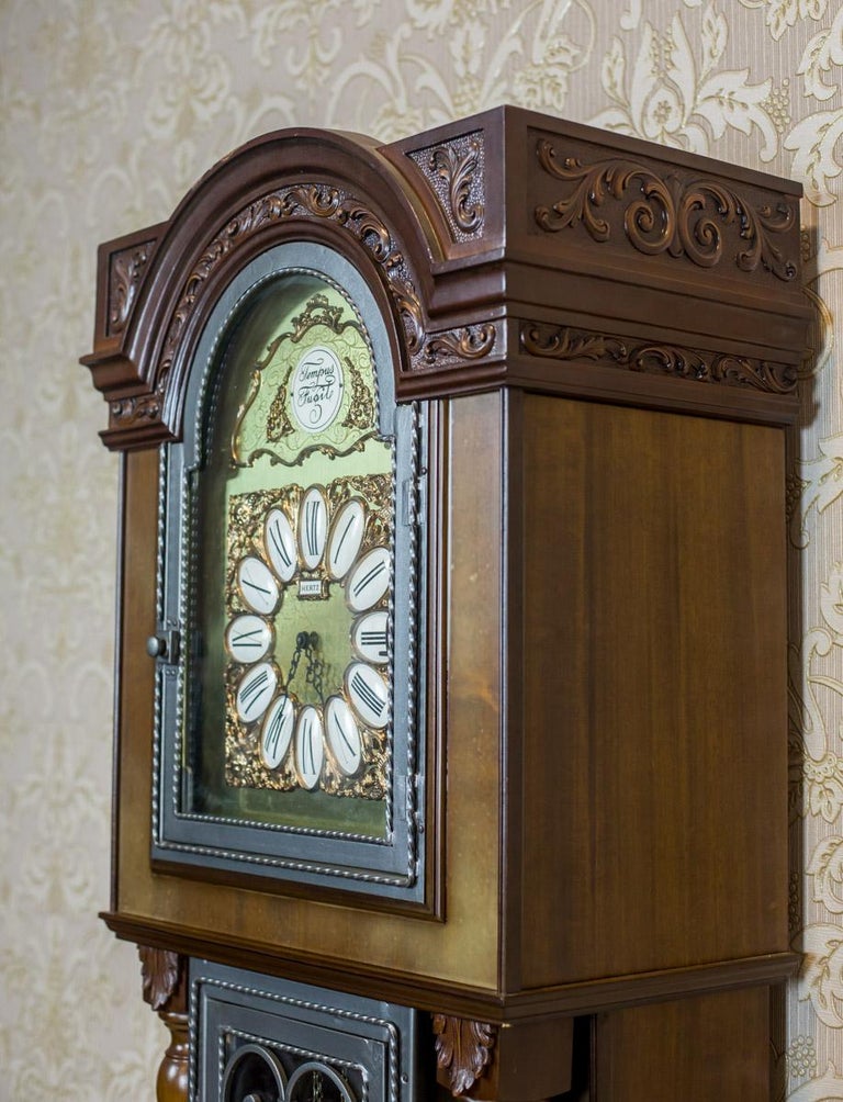 th Century Tempus Fugit Grandfather Clock With A Chime For Sale At 1stdibs