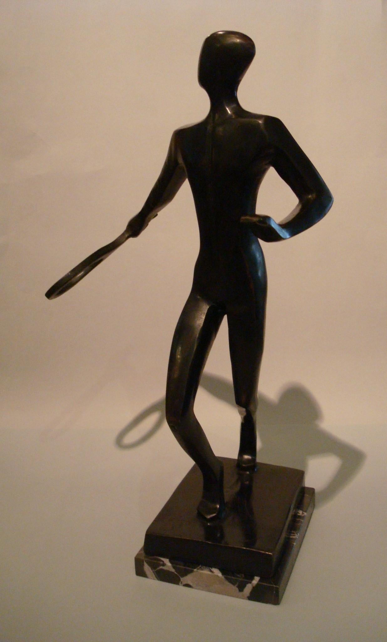 Marbre Sculpture / Trophée de tennis du 20ème siècle, Italie, années 1930 en vente