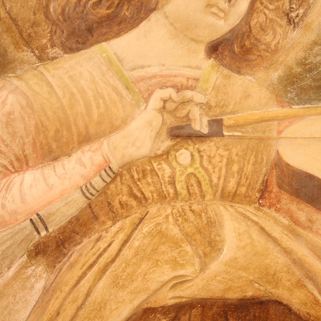 terrakotta-Basrelief Terra Di Signa, 20. Jahrhundert, gestempelt und nummeriert, 1950 im Angebot 7