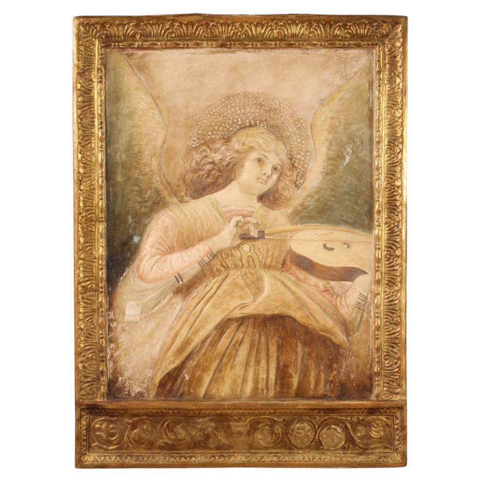 20th Century Terracotta Bas-Relief Terra Di Signa Stamped and Numbered, 1950s