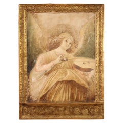 20th Century Terracotta Bas-Relief Terra Di Signa Stamped and Numbered, 1950s