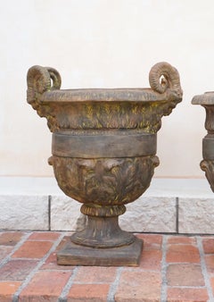 20th Century Terracotta Couple of Vases