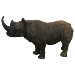 20th Century Terracotta Hunting Trophy Sculpture