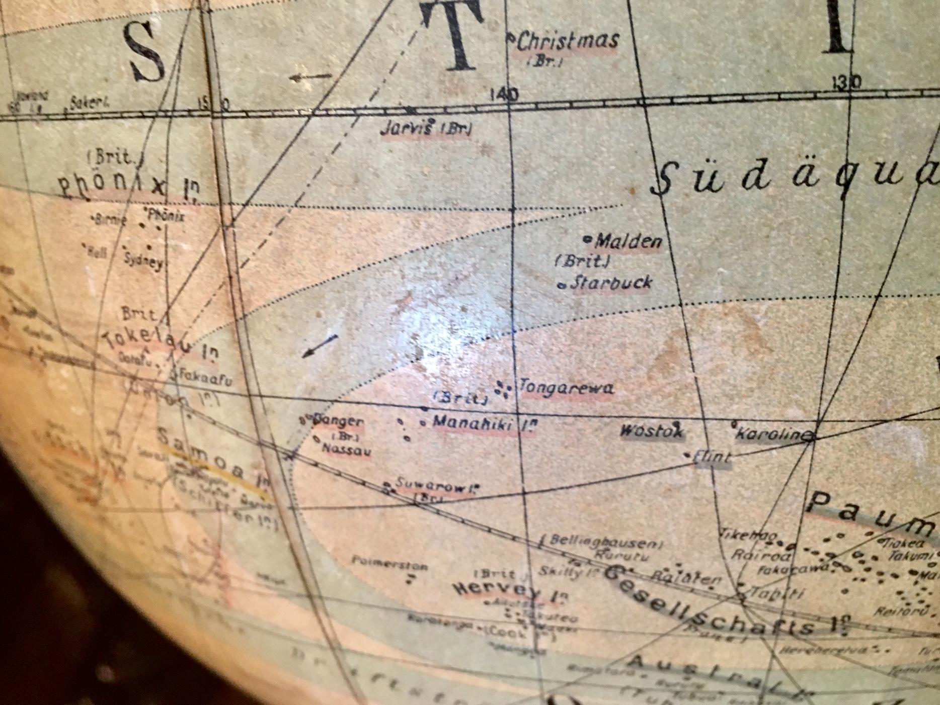 20th Century Terrestrial Globe by Peter J. Oestergaard For Sale 3